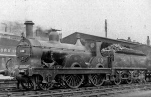 LMS 2-4-0 at Peterborough East