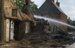 Railway Inn Fire at Walton (1910)