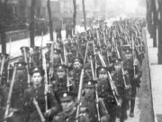 5th Suffolk Marching in Peterborough