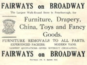 Advert – Fairways on Broadway – 1941