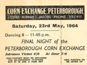Corn Exchange Final Show Ticket (1964)