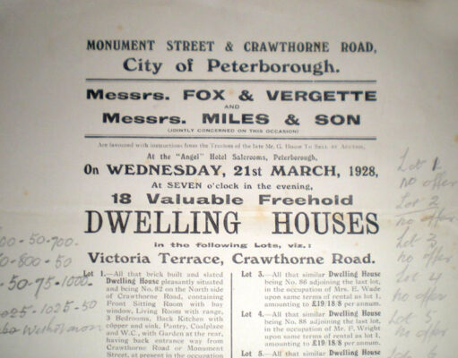 House Auction Document (1928)