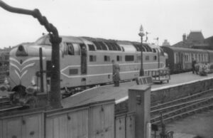 Deltic Prototype at Peterborough North (1960)