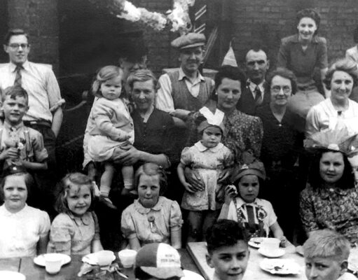 VE Day on Gladstone Street (1945)