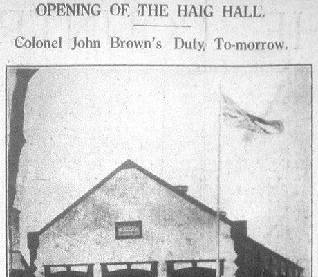Opening of Haig Hall (1931)