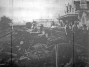 Train hits Lorry at Wansford Crossing (1938)