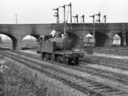 Steam under Spital Bridge (1950s)