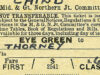 First Class Ticket from Eye Green to Thorney