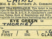 First Class Ticket from Eye Green to Thorney