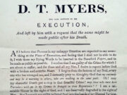 DT Myers – Peterborough Execution (1812)