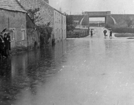 Nassington in Flood (1912)