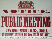 Oundle Market Place Poster (1894)