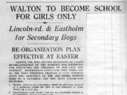 Schools Re-Organization Plan (1947)
