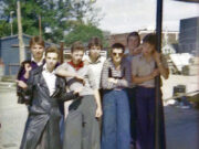 Seventies Youth at the Bus Station