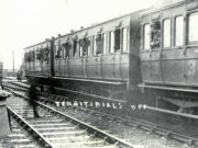 Territorials at Whittlesey Station (c.1914)