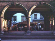 Bell & Oak through the arches