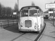 Cream Bus at Bishops Road Bus Station (1951)