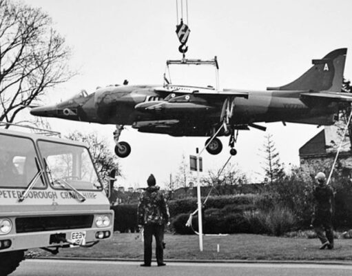 Harrier at RAF Wittering (1988)