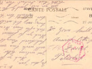 Censored WW1 Letter – Farcet (1916)