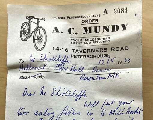 Mundy’s Cycle Shop, Taverners Road