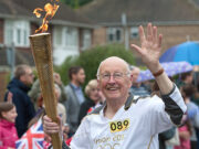 Olympic Torch on Oundle Road – July 2012