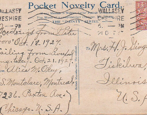 Peterborough Postcard 1927