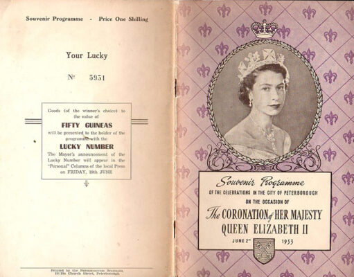 Queen Elizabeth II coronation programme