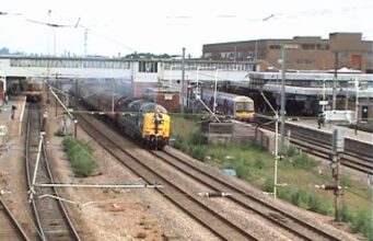 “Deltic 22” at Peterborough Station – June 2010