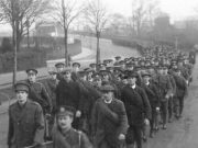 Troops on Thorpe Road (c.1914)