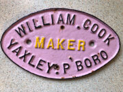 William Cook, Yaxley