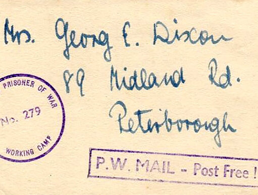 Yaxley POW Camp Letter